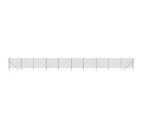 vidaXL Cerca de alambre de acero galvanizado gris antracita 2x25 m