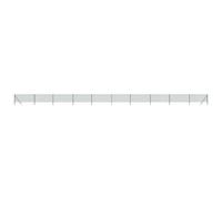vidaXL Cerca de alambre de acero galvanizado verde 0,8x25 m Verde