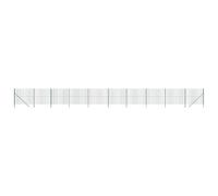 vidaXL Cerca de alambre de acero galvanizado verde 1,8x25 m Verde