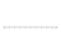 vidaXL Cerca de alambre de acero galvanizado gris antracita 1x25 m