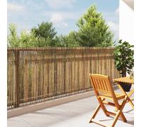 vidaXL Cerca de Bambú 300 x 125 cm Bambú Natural