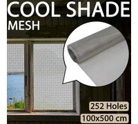 vidaXL Cercas de alambre 100 x 500 cm Mesh Acero Inoxidable 201