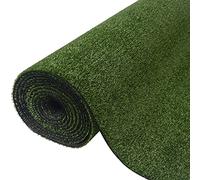 vidaXL Césped Artificial de Color Verde Material Hierba PP Tamaño 1x5 m/7-9 mm