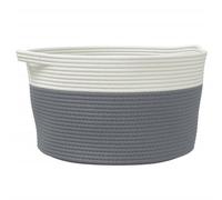 vidaXL Cesta de Almacenaje Cesto de Ropa Sucia Toallas Algodón Color Beige, Gris, Gris y blanco y mas