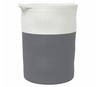 vidaXL Cesta de Almacenaje Cesto de Ropa Sucia Toallas Algodón Color Gris, Marrón, Negro y mas