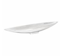 vidaXL Cesta de frutas Plateado 53 x 9 x 10 cm Aluminio