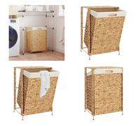 vidaXL Cesta de ropa de 44x34x64 cm, hecha de agua. - Cesta para ropa - Cestas para ropa - Contenedor para ropa - Bolsa para ropa