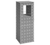 vidaXL Cesta poste de gaviones de hierro 50x50x140 cm