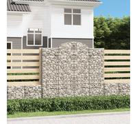 Cestas de Gaviones Vidaxl 2 Uds Hierro Arco 200x30x180/200cm 200 x 30 x 180/200cm