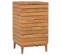 vidaXL Cesto de la ropa sucia madera maciza de teca 40x40x70 cm