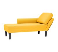 vidaXL Chaise longue con cojín de tela de pana gris en color Verde claro/Gris claro/Crema y más | acolchados duraderos para sofás de jardín terraza exterior