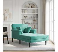 vidaXL Chaise longue Tuquesa Terciopelo