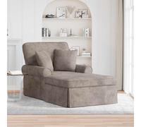 vidaXL Chaise Lounge con Falda con cojín Arena 157 x 91 x 91 cm ARES