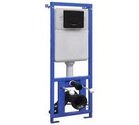 vidaXL Cisterna Oculta Montada en Pared de de Agua de Agua Inodoro Baño Suspendido Empotrada Regulable para WC