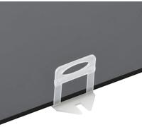 vidaXL Clips niveladores para baldosas, 2500 unidades, 1,5 mm