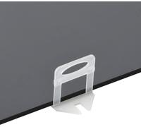 vidaXL Clips niveladores para baldosas, 2500 unidades, 1 mm