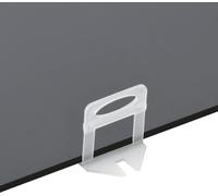 vidaXL Clips niveladores para baldosas, 2500 unidades, 2 mm