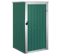vidaXL Cobertizo de Herramientas jardín Acero galvanizado 88x89x161 cm