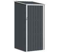 vidaXL Cobertizo de jardín acero galvanizado antracita 87x98x159 cm