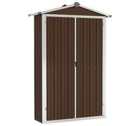 vidaXL Cobertizo de Jardín Acero Galvanizado Paito Casata Exterior Color Gris, Marrón, Verde y mas