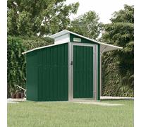 vidaXL Cobertizo de jardín acero galvanizado 270x130x208,5cm Color Antracita, Gris, Verde y mas