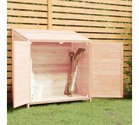 vidaXL Cobertizo de jardín madera de abeto maciza 102x52x112 cm