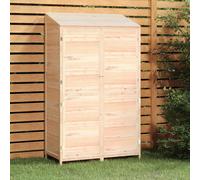 vidaXL Cobertizo de jardín madera maciza de abeto 102x52x174,5 cm