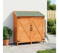 vidaXL Cobertizo de Jardín Marrón 106 x 56 x 113,5 cm