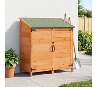 vidaXL Cobertizo de Jardín Marrón 106 x 56 x 113,5 cm