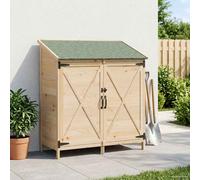 vidaXL Cobertizo de Jardín Natural 106 x 56 x 113,5 cm