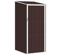 vidaXL Cobertizo de jardín verde acero galvanizado 87x98x159 cm