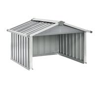 vidaXL Cobertizo para Cortacésped Acero Galvanizado Jardín Paito Cabaña Casata Color Verde, Antracita, Gris y mas