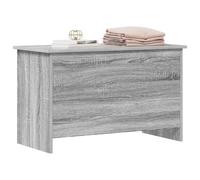 vidaXL Cofre de almacenamiento Gris Sonoma 80 x 40 x 50 cm Madera de Construcción,