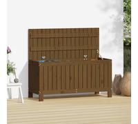 vidaXL Cofre de jardín color miel, 108x42,5x54 cm, madera maciza de pino - Cofre de jardín - Cofres de jardín - Caja de jardín - Caja de almacenamiento para jardín
