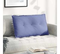 vidaXL Cojín de Espalda Azul jeans 80 x 19 x 50 cm tela