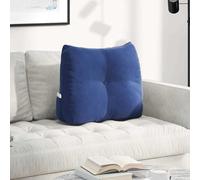vidaXL Cojín de Espalda Azul Policía 60 x 24 x 50 cm Terciopelo
