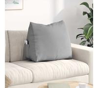 vidaXL Cojín de Espalda Gris Nube 60 x 20 x 50 cm tela