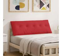 vidaXL Cojín de Espalda Rojo 140 x 19 x 50 cm tela