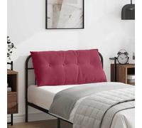 vidaXL Cojín de Espalda Rojo vino 100 x 50 cm Tela de Pana