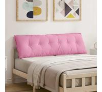 vidaXL Cojín de Espalda Rosa 160 x 19 x 50 cm tela
