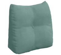 vidaXL Cojín de Espalda Verde Mar 45 x 24 x 50 cm Terciopelo