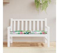 vidaXL Cojín para banco de jardín tela multicolor 120x50x7 cm
