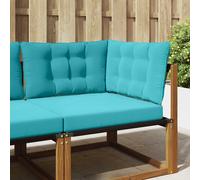 vidaXL Cojín para sofá de exterior Poliéster Tuquesa 68,5 x 68,5 cm