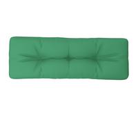 vidaXL Cojín para sofá de palets de tela verde 120x40x12 cm