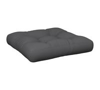 vidaXL Cojín para sofá de palets Tela Gris Antracita 60x60x12 cm