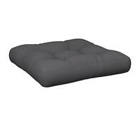 vidaXL Cojín para sofá de palets Tela gris antracita 60x60x12 cm