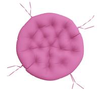 Vidaxl Cojín Redondo Tela Oxford Klein Ø 100x11 Cm - Antracita Pink
