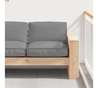 vidaXL Cojín Tela Oxford Gris 80 x 80 x 12 cm