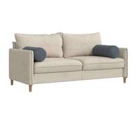 vidaXL Cojines Bolster 2 pcs Gris Oscuro Ø 25 x 70 cm Tela de Pana, Decoración de Sala, Almohadas cilíndricas, Cojines cómodos, Fundas Removibles, Textiles para un hogar Elegante