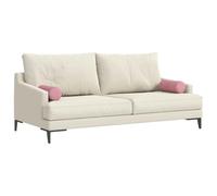 vidaXL Cojines Bolster 2 pcs Rosa Ø 15 x 40 cm Tela de Pana, Decoración de Sala, Almohadas cilíndricas, Cojines cómodos, Fundas Removibles, Textiles para un hogar Elegante
